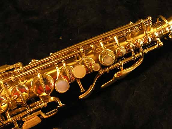 Conn "New Wonder" Gold Plate Curved Soprano - 121056 - Photo # 3