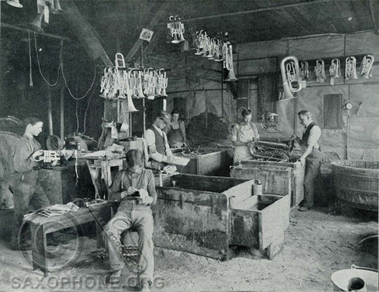 C.G. Conn Factory circa 1900