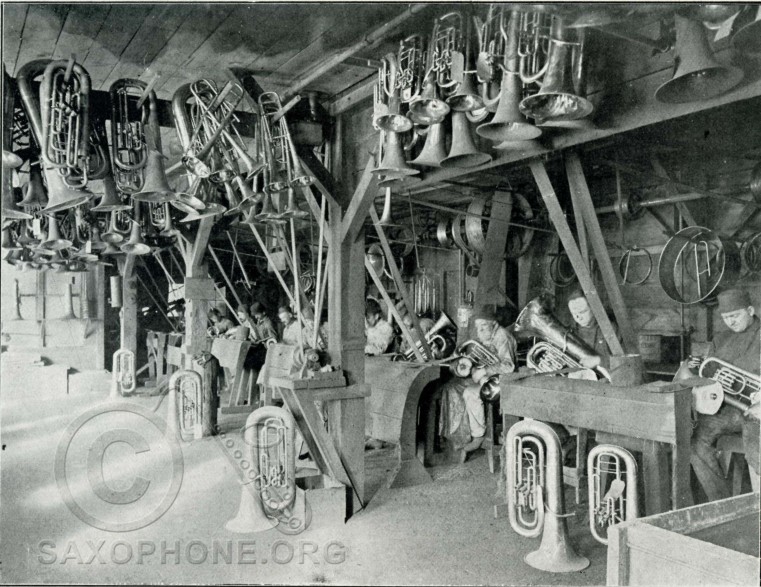 C.G. Conn Factory circa 1900
