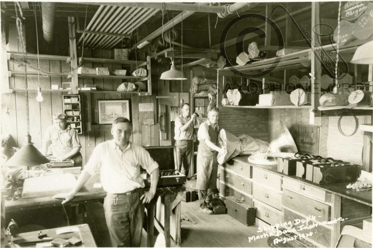 Martin Band Instrument Co- August 1928-Shipping Dept