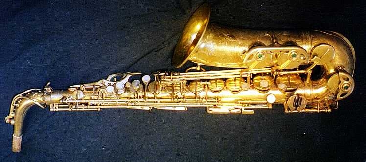 This gold-plated Selmer Balanced Action alto really did belong to Woody Herman's lead altoist, Sam Marowitz